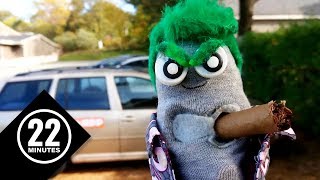 Ed the Sock hits the streets | 22 Minutes