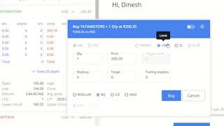 #BO#CO#Order#ZerodhaKite#How to place BO and CO order