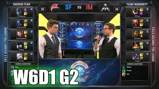 Sudden Fear vs Team Immunity | OPL Summer 2015 Split 2 Oceanic League Week 6 Day 1 | SF vs IM W6D1