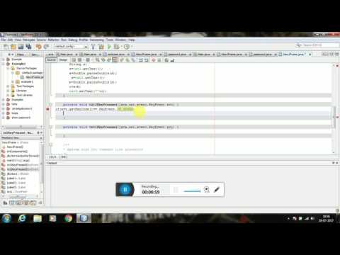 Learn to use Enter key Coding in Java netbeans