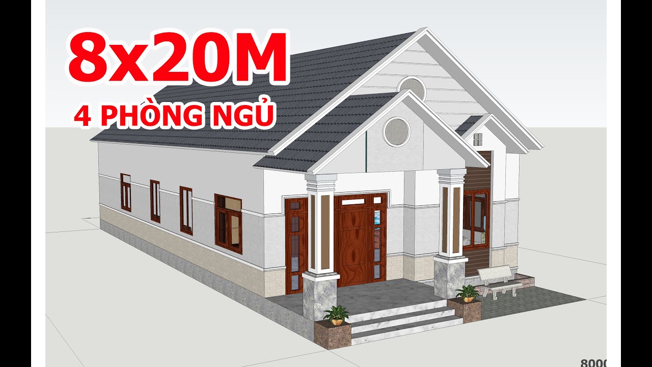 Với diện tích 8x20m, nhà cấp 4 mái thái trở nên rộng rãi và tiện nghi hơn bao giờ hết. Chúng tôi cung cấp nhiều mẫu nhà cấp 4 mái thái 8x20m để bạn lựa chọn, tất cả đều đảm bảo đầy đủ tiện nghi và an toàn. Thiết kế sáng tạo và tỉ mỉ của chúng tôi sẽ mang đến cho bạn một không gian sống thú vị và hài lòng nhất. Hãy ghé thăm và xem hình ảnh ngay bây giờ.