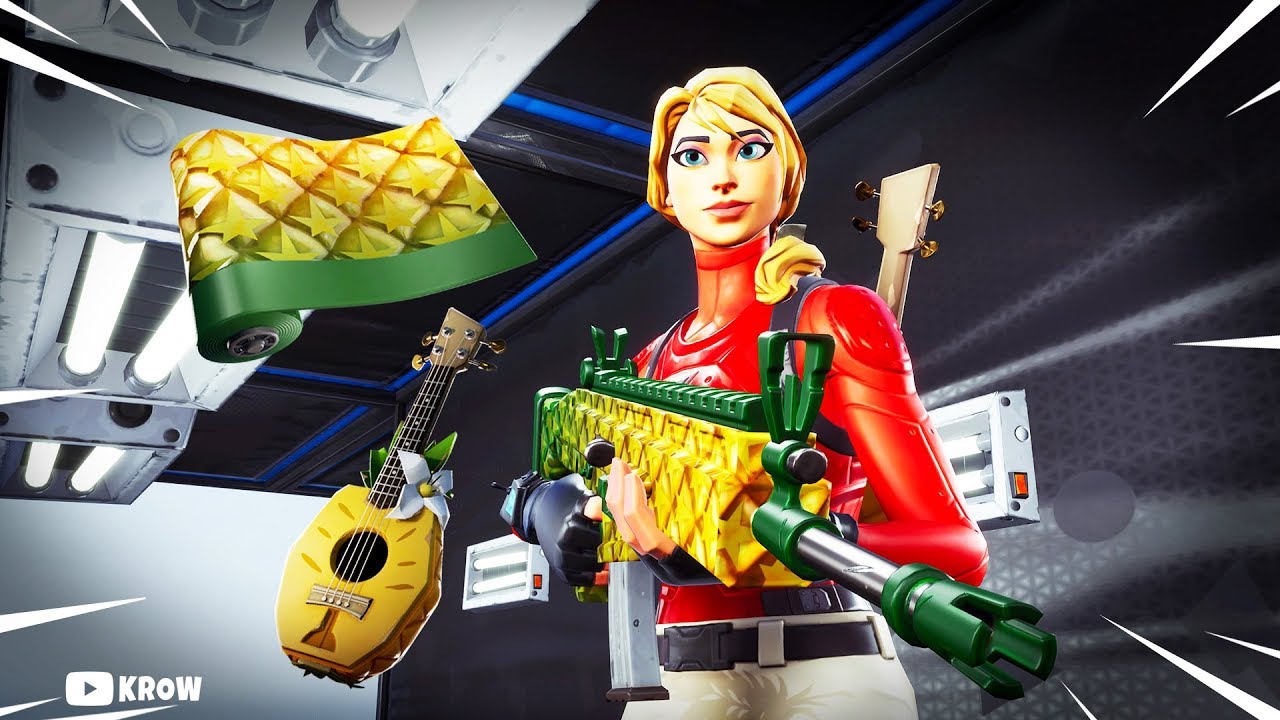 NEW LAGUNA STARTER PACK!! BEFORE YOU BUY THE PINEAPPLE WRAP FORTNITE LAGUNA on all weapons/vehicles