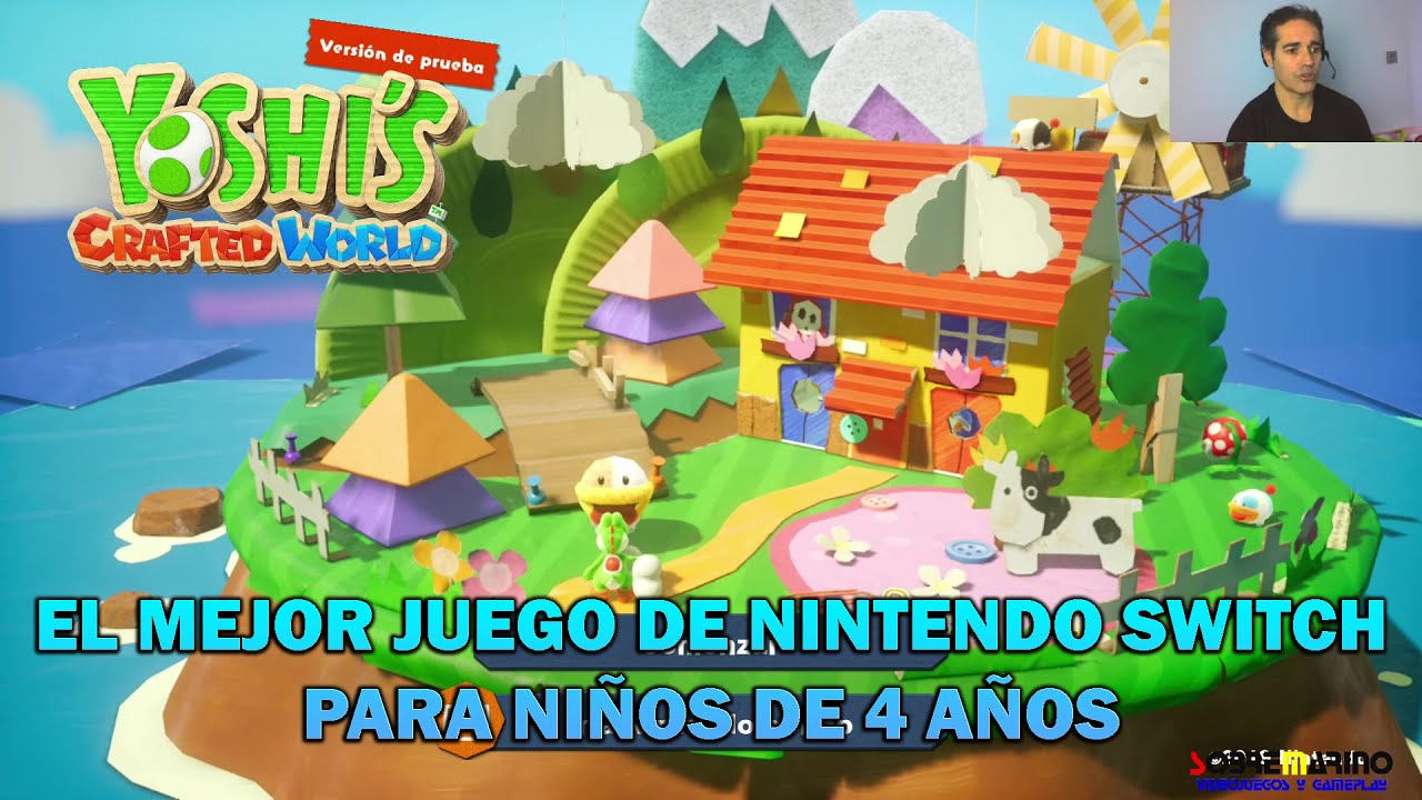 Buen Juego De Nintendo Switch Para Ninos De Unos 4 Anos Yoshis Crafted Word Sobremarino Youtube