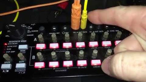 Korg SQ-1 and Two Moogs