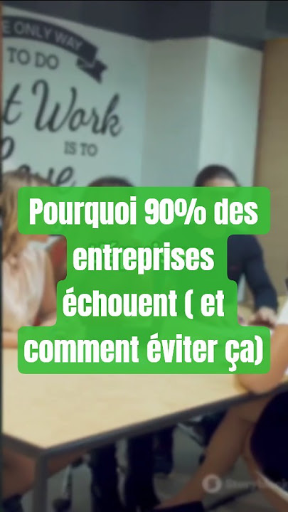 Pourquoi 90% des entreprises échouent ( et comment éviter ça)#motivation #business #entrepreneur