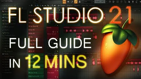 FL Studio 21 - Tutorial for Beginners in 12 MINUTES!  [ COMPLETE ]