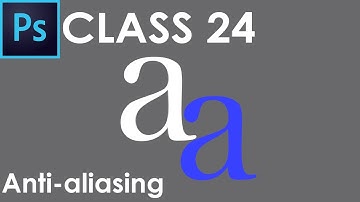 Anti-aliasing in Adobe Photoshop Class 24 Urdu/Hindi