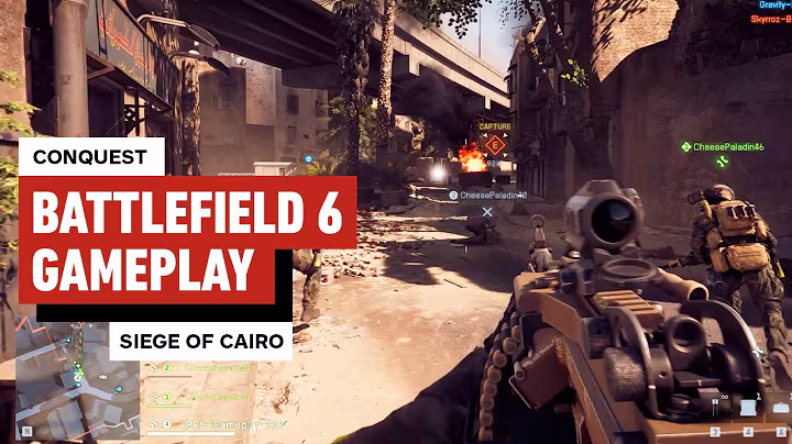 Battlefield 6 Multiplayer Gameplay: Full Conquest Match on Siege of Cairo