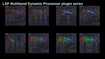 LSP Multiband Dynamic Processor plugin series