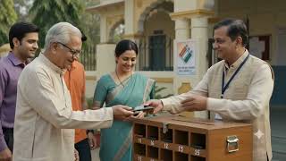 Mobile Deposit Facility ensures voters can safely submit their phones outside polling stations #ECI
