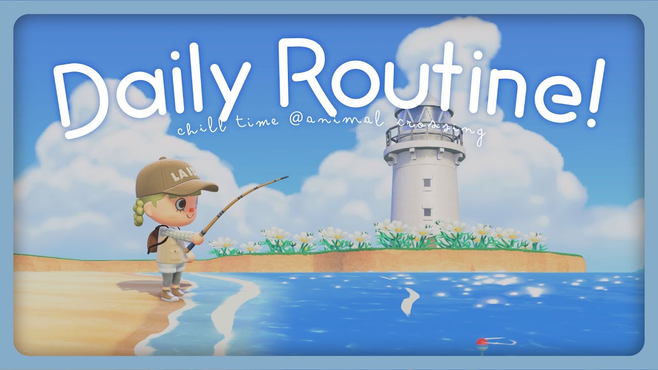 デイリールーティン🐟【あつまれ どうぶつの森】
