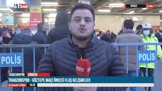 Canli Trabzonspor - Göztepe Maçı Öncesi Flaş Gelişmeler