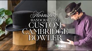 Handcrafted Cambridge Bowler Hat Profile