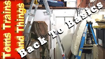 Back To Basics - Building A Model Railroad - Ceiling Insulation Wrap Up