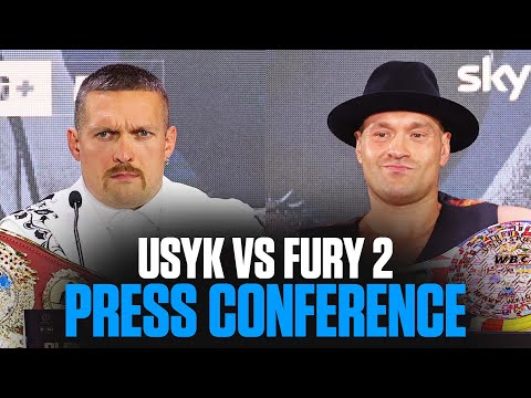 Oleksandr Usyk vs Tyson Fury 2 | LONDON PRESS CONFERENCE