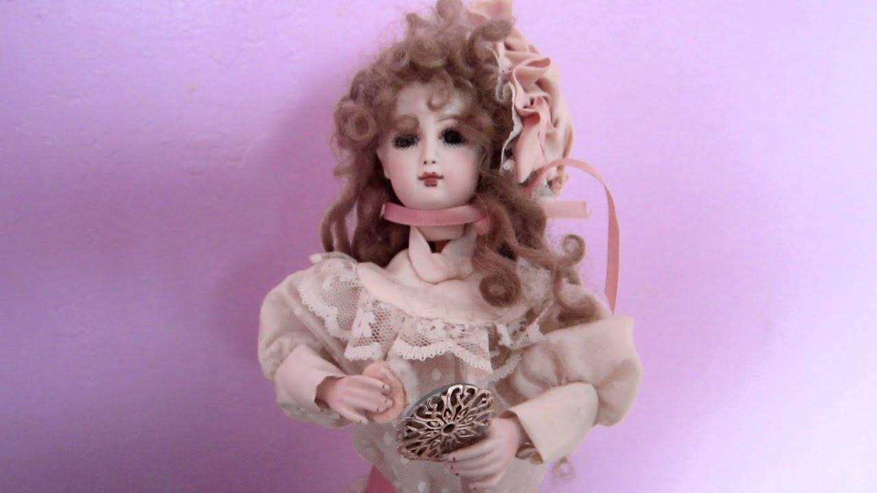 Music Box DollBeautiful Antique 17 Music Box w/Dancing DollNICE YouTube