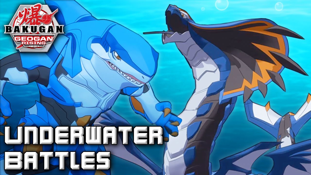 smog Salg dyr Every Underwater Battle in Bakugan: Geogan Rising 🌊 Bakugan Cartoon Battle  Compilation for Kids - YouTube