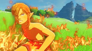 Can I beat Breath of the Wild if everything is on Fire?