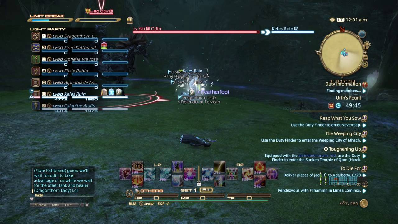 FINAL FANTASY XIV - Odin lol