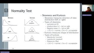 Normality Test using Skewness, Kurtosis and Shapiro-Wilk Test
