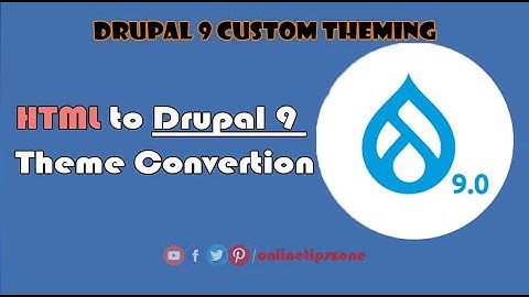 How to convert HTML to Drupal