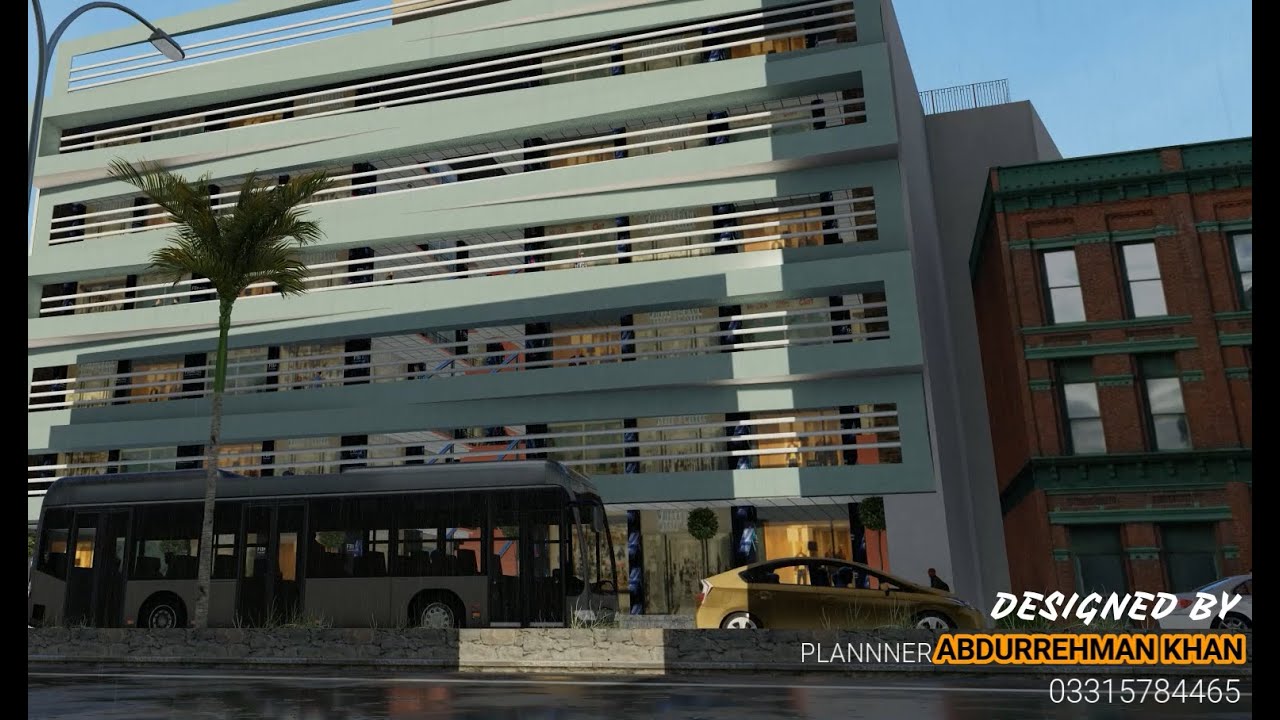 KATTA MUHABATH KHAN  1 plazza visualisation by "UrbanCAT",