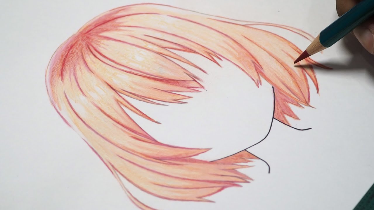 TUTORIAL How to Color Anime Hair  YouTube