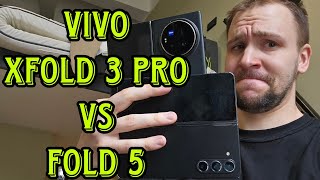 Обзор от владельца vivo x fold 3 pro vs Samsung galaxy fold 5 сравнение и тест камер