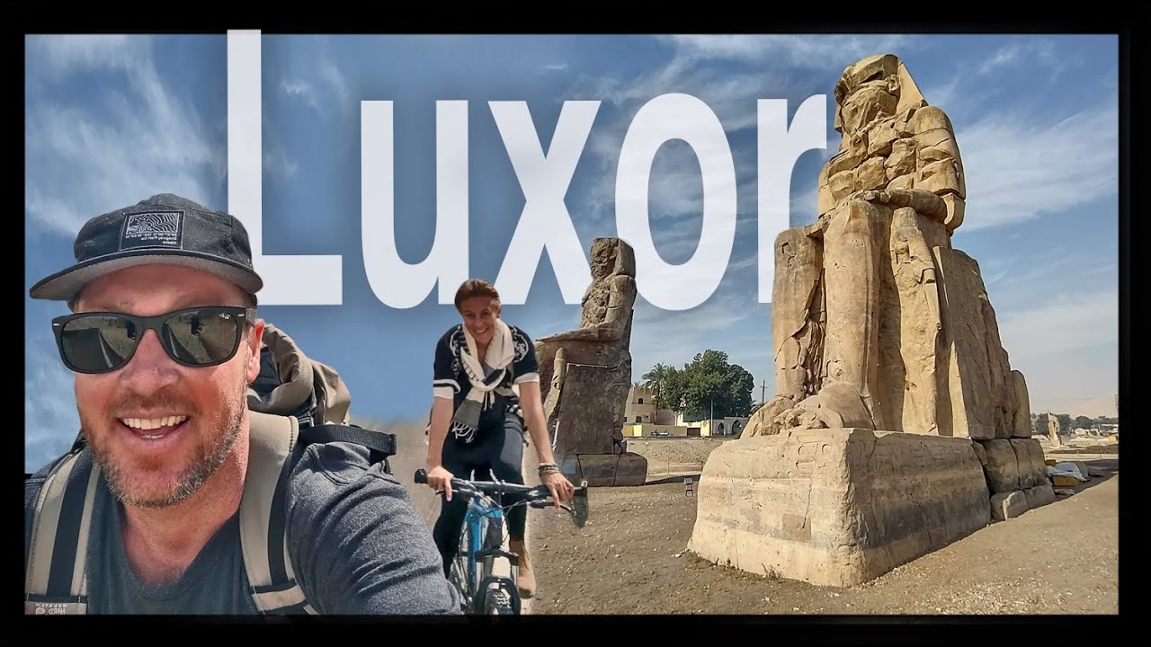 Riding Bikes in Luxor, Egypt