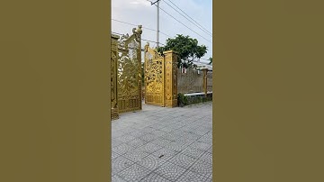 Cổng biệt thự đẹp #congraodepvlog