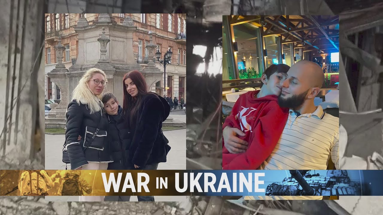 Ukrainian refugee family reunited in Chicago - YouTube