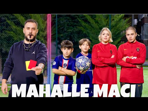 ANNEMLE MAHALLE MAÇI YAPTIK CHALLENGE !! KUPASINA