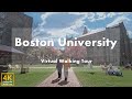 Boston university part 1  virtual walking tour 4k 60fps