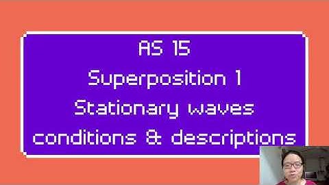 [ARCHIVED] Stationary Waves (Theory) | AS Superposition