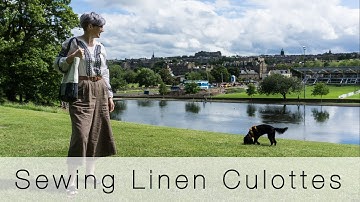 Making Linen Culottes (without a pattern!)