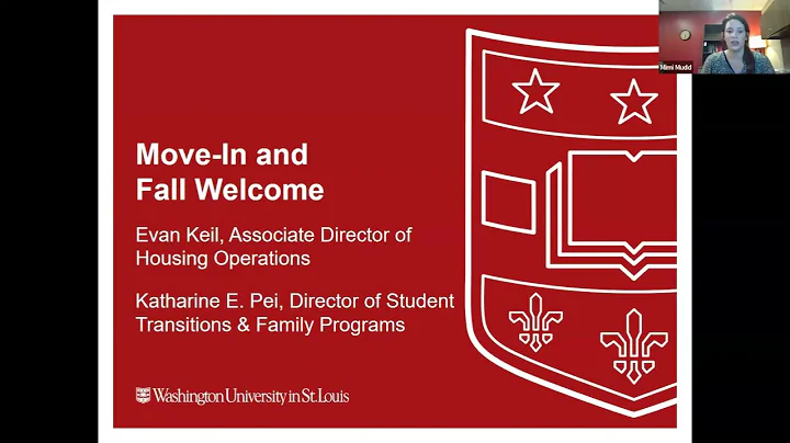 A Conversation about Move-In and Fall Welcome