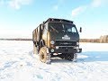 Запуск Маз-509 зимой.Обзор ТЕСТ-ДРАЙВ легендарного грузовика!