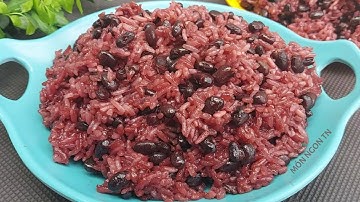 Xôi Đậu Đen bằng nồi cơm điện đậu và nếp dẻo ngon không bị nát