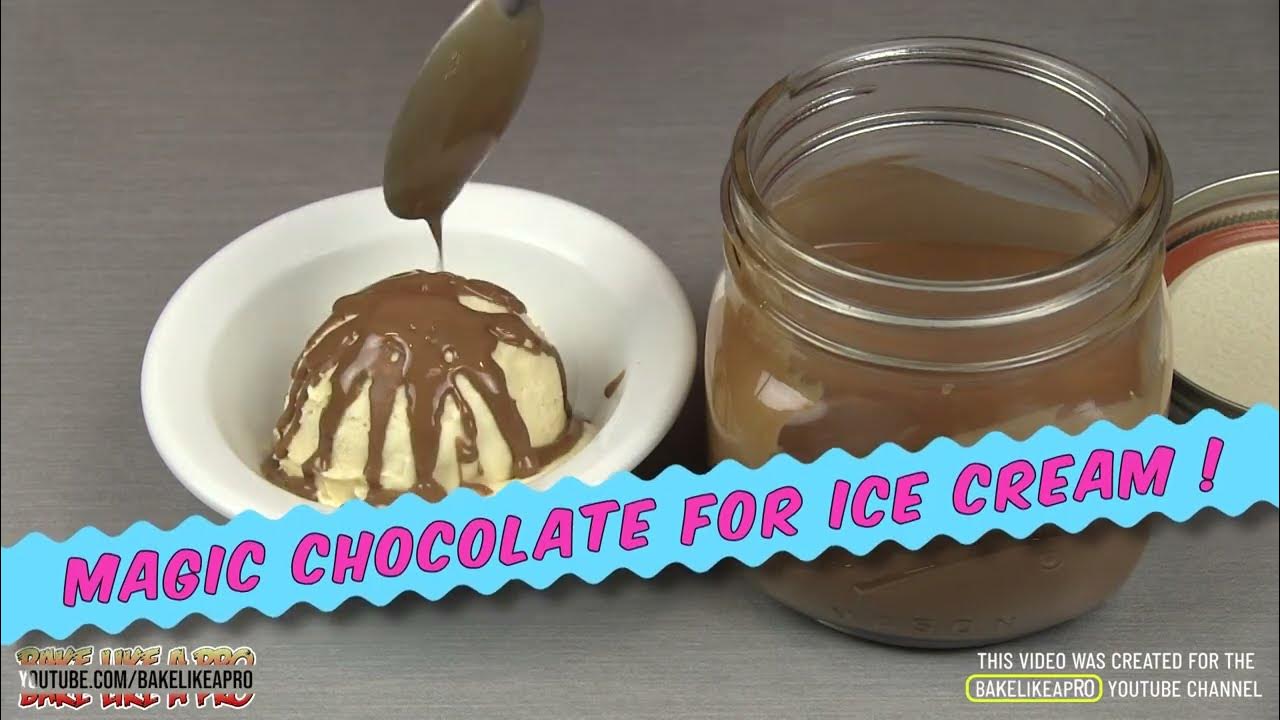 Easy Chocolate Hard Shell Glaze Recipe For Ice Cream YouTube