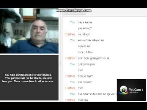 Omegle maceraları  ABAZA DİYARBAKIRLI AMCA 1