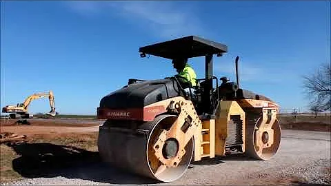 2005 Dynapac CC422HF double drum roller for sale | no-reserve Internet auction December 28, 2017