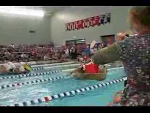 kokomo highschool's cardboard boat race