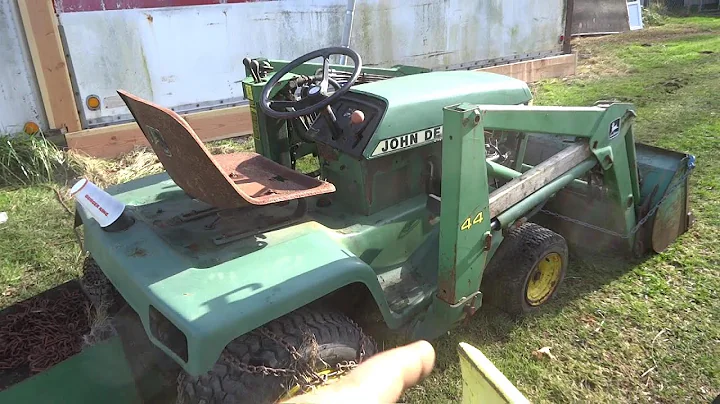 OLD JOHN DEERE 318 WILL IT RUN