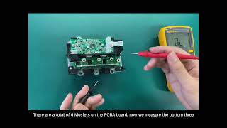 How to measure PCBA Mosfet