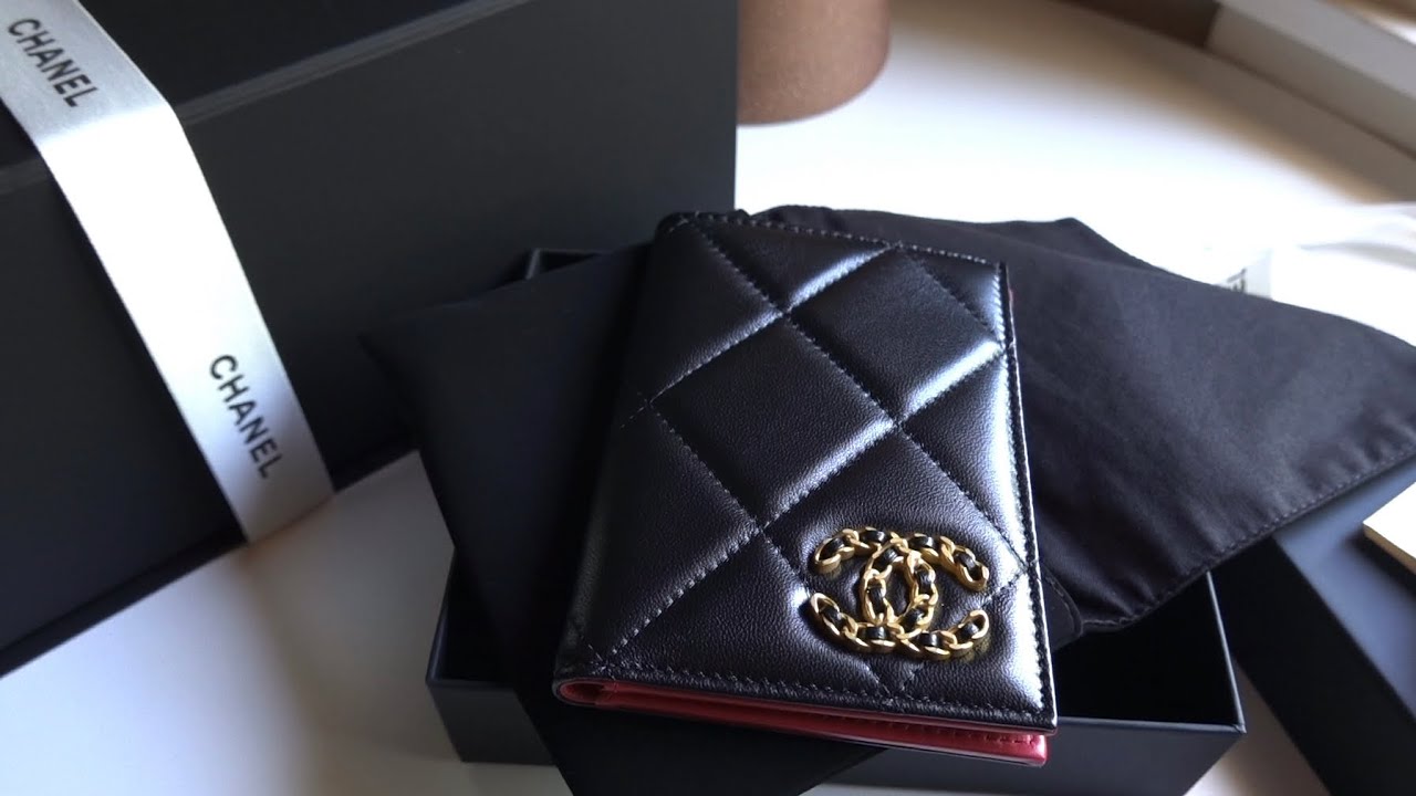 Unboxing Chanel 19 Passport Case YouTube