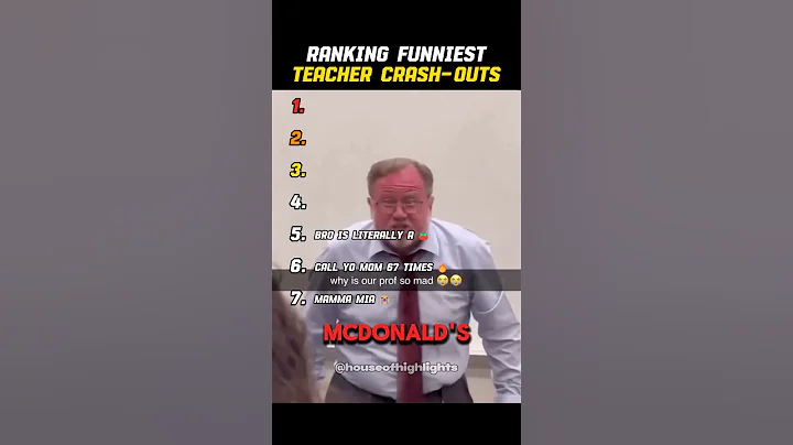Ranking Funniest Teacher Crash-Outs ☠️ (Part 2) #ranking #memes #funny #tiktok