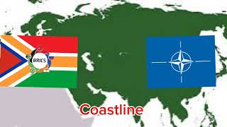BRICS vs NATO comparison #brics #nato #russia #china #india #brazil #cis #csto #sovietunion #usa