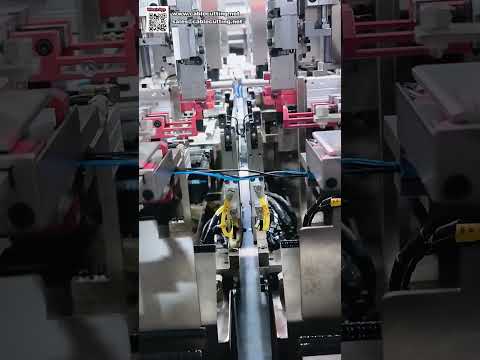 Highly Compatible Automatic Double Head Terminal Crimping and Housing Insertion Machine