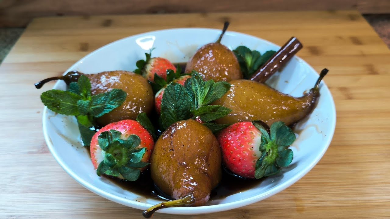 Espectaculares Peras al Pedro Ximénez!!! ,😋😋😋😋😋😋😋🍐🍐🍐🍐🍐