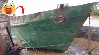 [709] The barge went through the dam gate and there was a collision, the duck swam near the dam gate by NGUYEN CHE LINH CHANNEL 16,266 views 1 month ago 15 minutes